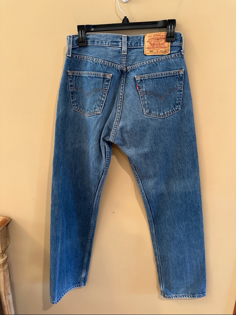 Levi’s vintage 501 button fly 30x30 - Picture 4 of 7